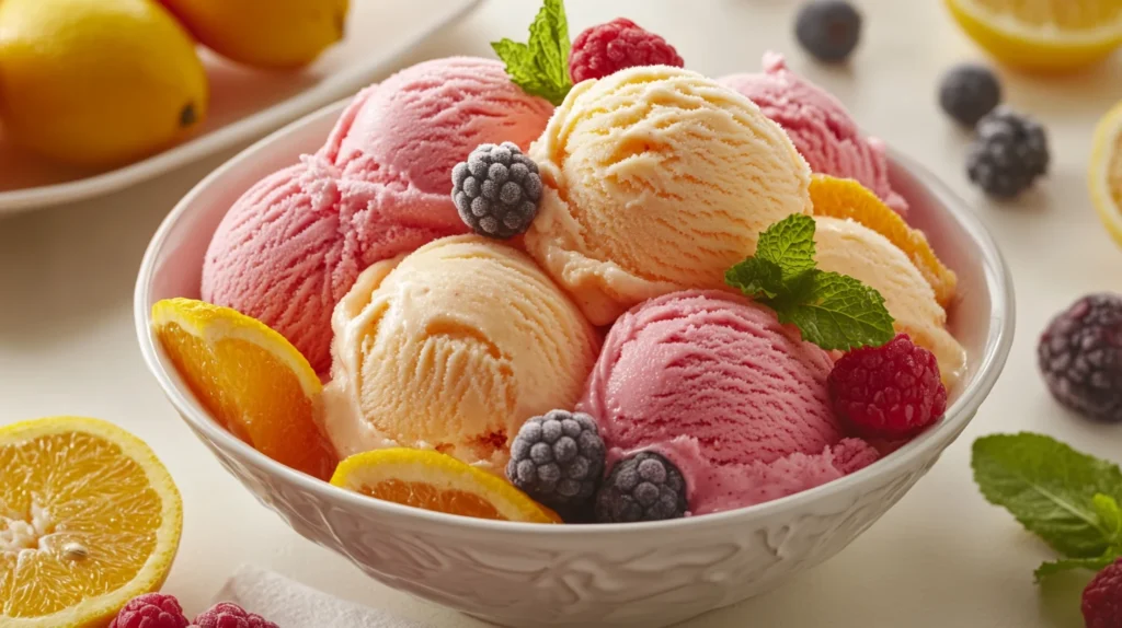 sherbet ice cream